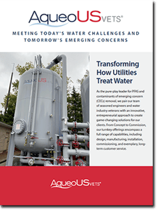 AqueoUS Vets Brochure: Transforming How Utilities Treat Water