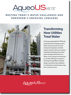 AqueoUS Vets Brochure: Meeting Today's Water Challenges and Tomorrow's Emerging Concerns