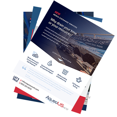 AqueoUS Vets Services brochures