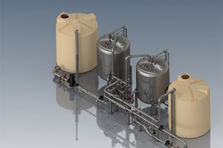 Critical Total Organic Carbon (TOC) Treatment System for Department of Energy Facility