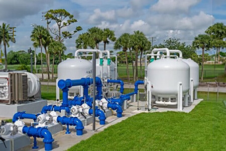 Per-Fluorinated Chemical Treatment System
